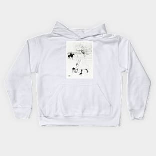 In the Woods by Henri de Toulouse–Lautrec Kids Hoodie